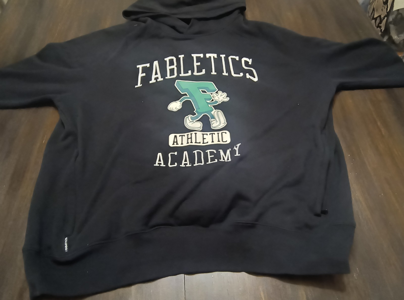 Pullover Hoodie Fabletics Black Graphic XL - image 2