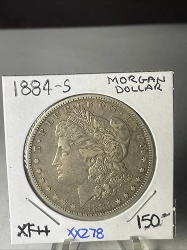 1884 S  MORGAN DOLLAR IN VERY HIGH XF +++ CONDITION XX278