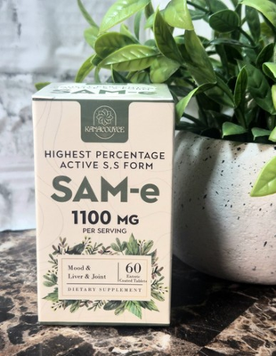 #ad 1100Mg Sam E S Adenosyl L Methionine SAM E Supplement for Mood Joint amp; Li... $23.99