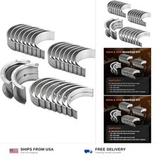 Std Main Rod Bearings Kit Compatible With Gm 1968-2002 Sbc 350 305 327 Std Main Rod Bearings Kit Compatible With Gm 1968-2002 Sbc 350 305 327