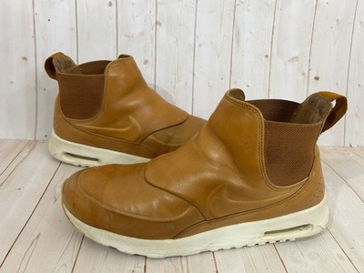 Nike Air Max Thea Mid Leather Shoes Ale Brown/Sail 859550-200 Women's Sz 8