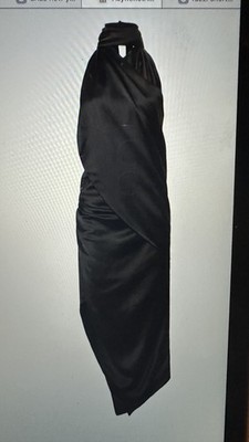 Asymmetrical Dress ARIAS NEW YORK BLACK GOWN DRESS SIZE 4 MSRP $850.00