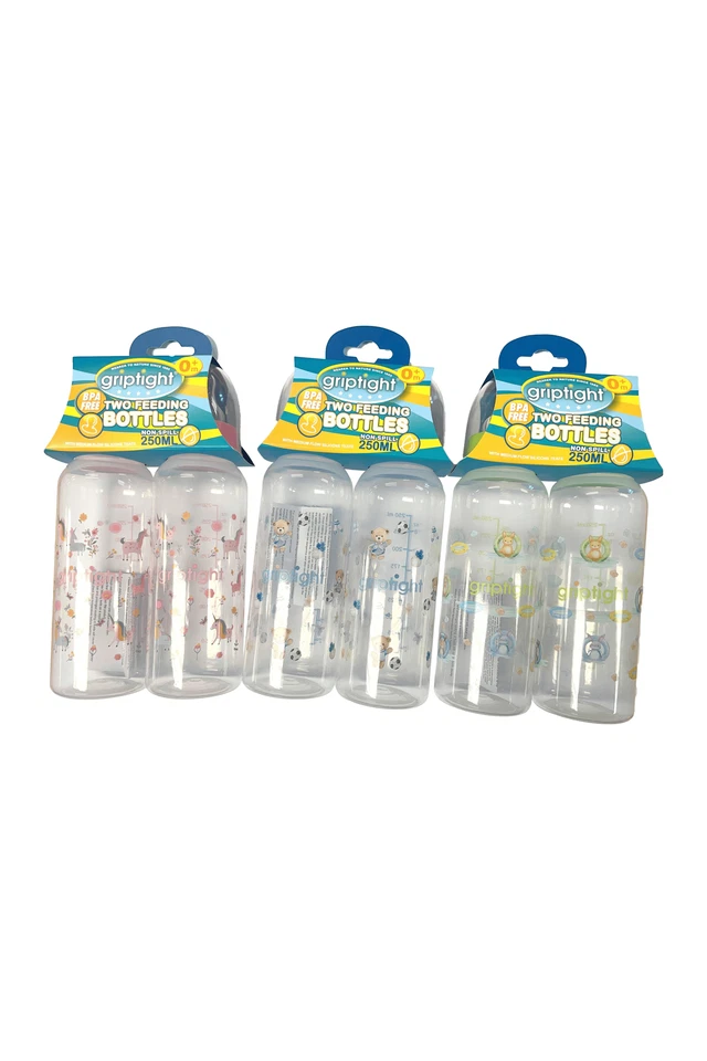Griptight 250ml Twin Pack Bottles (Colours may vary)