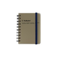 Delfonics Rollbahn Spiral Clear Notebooks: 3 in. x 4 in. Grey 