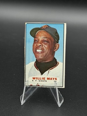 1966 Bazooka Willie Mays #16 (Hand Cut) San Francisco Giants Hall of Fame HOF