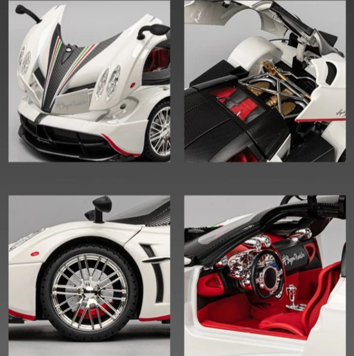 1/18 PAGANI HUAYRA Diecast Aleación Coche Deportivo Modelo Metal Carreras Coleccionable NUEVO Foto 3 de 4