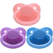 LittleForBig 3-Pacifier Pack BigShield Gen-1 Pink LightBlue Lightpurple