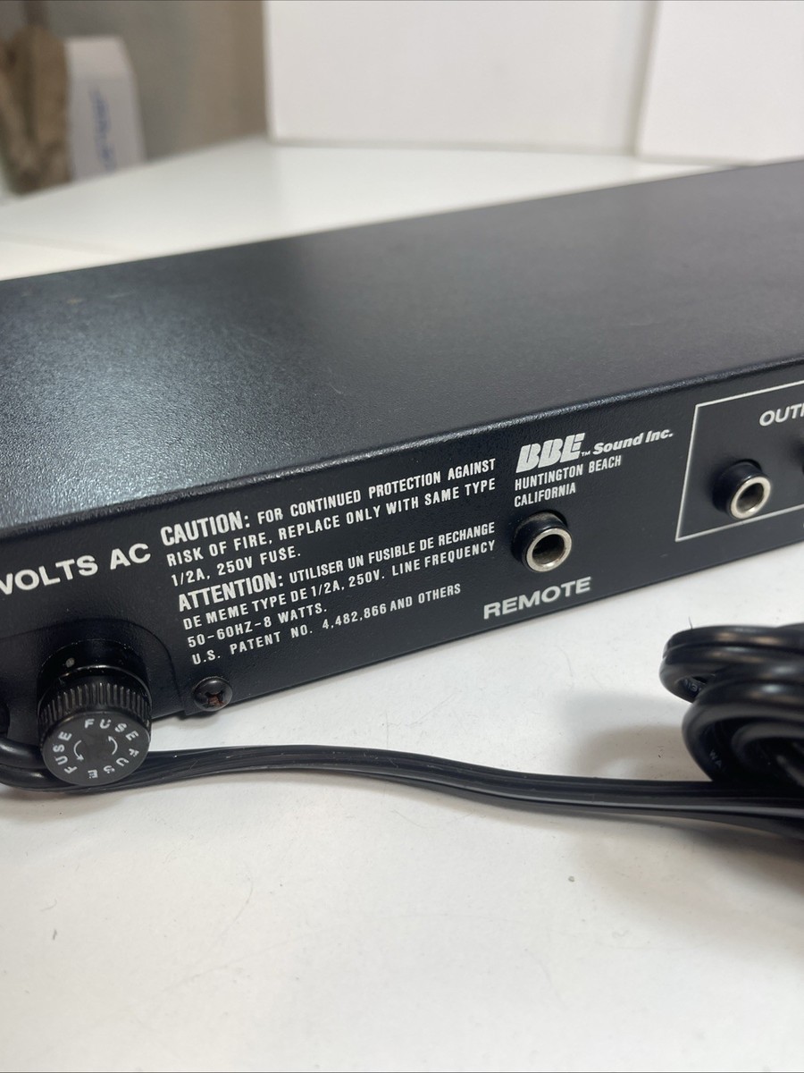 BBE 422 Sonic Maximizer Dual Channel Audio Processor | eBay