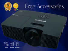 Reliable InFocus 3LCD Projector for Presentations, Meetings 3500 Lumens w/Kit   