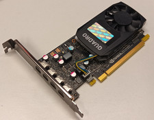 Used NVIDIA Quadro P600 2GB RAM GDDR5 4x Mini DisplayPort PCI-E X16