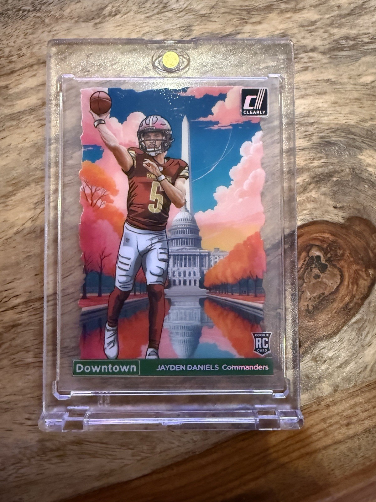 2024 Panini Clearly Donruss - Downtown Jayden Daniels #16 (RC)