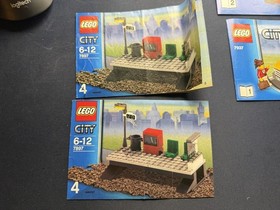 Assorted Lot of 10 LEGO Manuals CITY/Trains from 8404/7939/7938/7937/7897