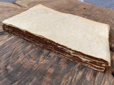 Handmade Vintage Deckle Edge Blank Paper - 5.8X8.3 (A5) - A5 Package of 50 for W
