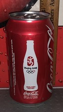 PÉKIN 2008 OLYMPIC'S ETHOPIA 12 ONCES ALUMINIUM COCA - FOND DE BOÎTE DE COLA VIDE