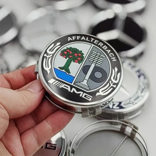 4 Wheel Center Caps AMG Affalterbach Emblem 75MM for Mercede.s Benz Rim