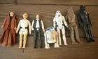 Star Wars Vintage First Action Figures 1977 lot of 7 - 3.75 inch