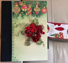 Handmade Album W/Heartfelt Creations Holiday Ornament Collection Paper