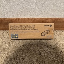 GENUINE XEROX 106R01595 PHASER 6500 MAGENTA HIGH-CAPACITY TONER CARTRIDGE
