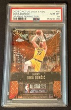 2025 Topps Chrome Cactus Jack x ASG Orange #15 Luka Doncic /50 PSA 10