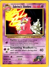 Sabrina's Slowbro 060/132 Gym Heroes Pokemon LP Unlimited
