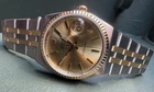 Rolex Oysterquartz Datejust MK 1 Dial 17013 Gold and Steel Vintage   serviced