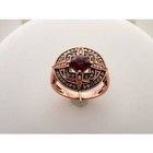 LeVian 14K Rose Gold Cocktail Ring with 1.57 TCW Rhodolite & Chocolate Diamond — photo 1