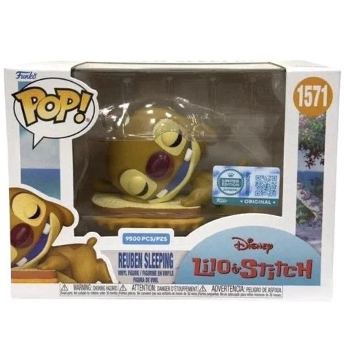 FUNKO POP! EXCLUSIVE LILO AND STITCH REUBEN SLEEPING LE9500 IN STOCK