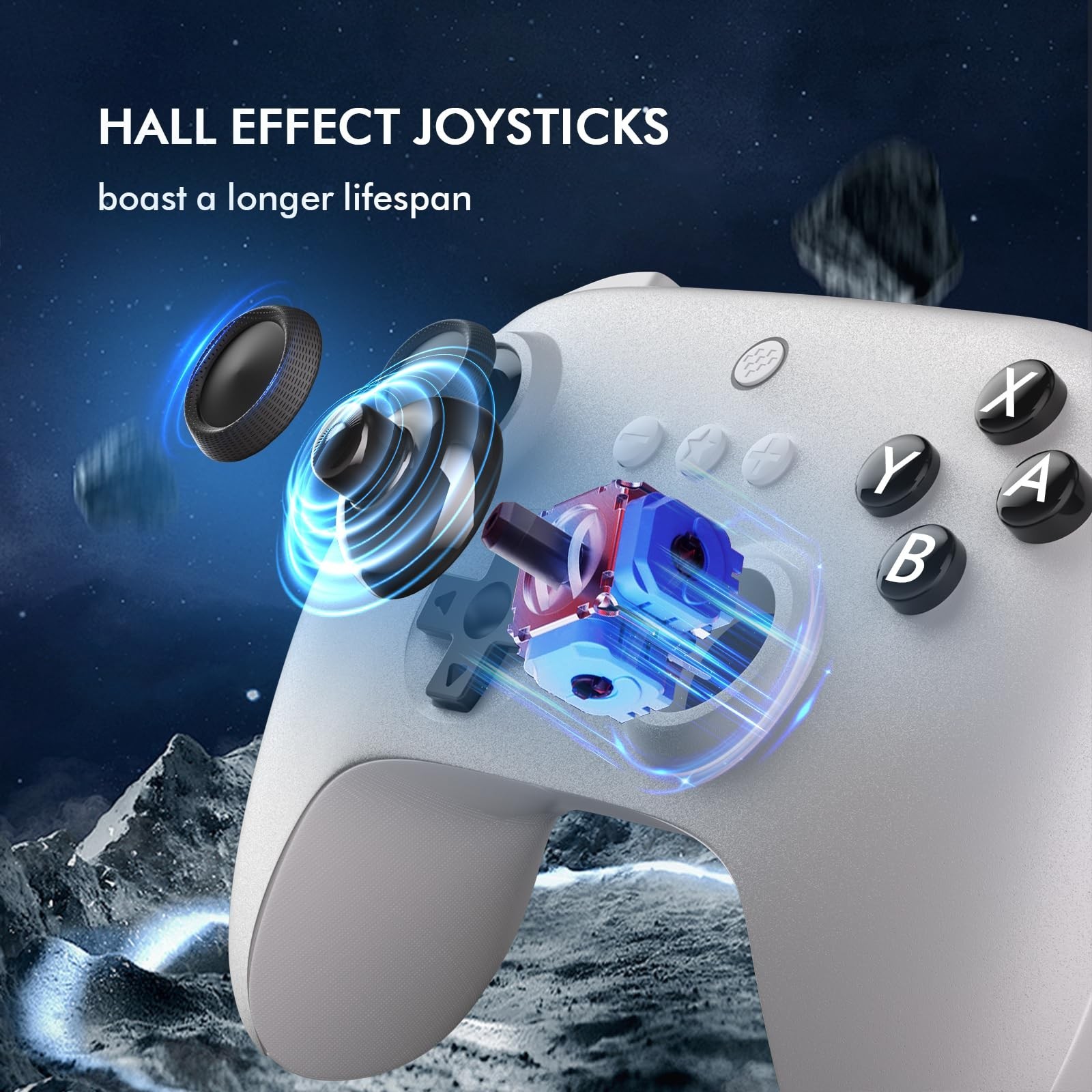 8Bitdo Ultimate Bluetooth Controller with Charging Dock for Switch/Switch 2, ...