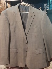 Tommy Hilfiger Men's Houndstooth 100 Worsted Wool Sport Coat