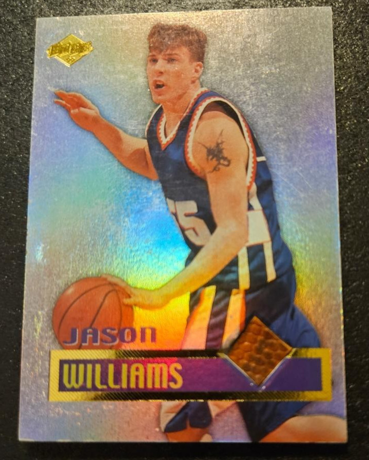 1999 Collector's Edge Rookie Rage Jason Williams Authentic Gameball #GG5 Gators