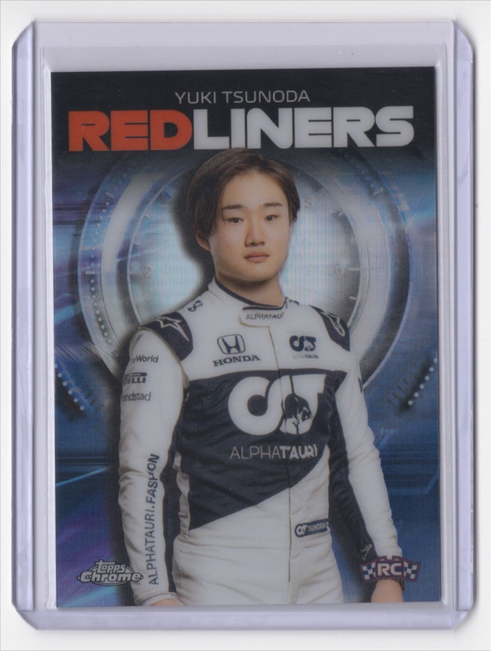 2021 Topps Chrome Formula 1 Redliners Yuki Tsunoda Rookie Scuderia AlphaTauri