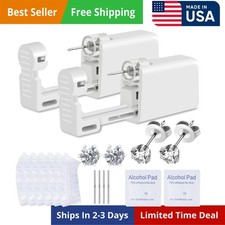 Ear Piercing Kit, 2 Pcs Disposable Ear Piercing Gun with Preloaded Ear Stud, ...