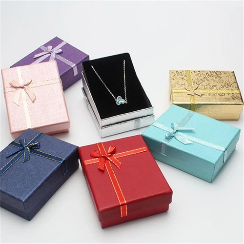 Luxury Jewellery Gift Box for Necklace Earrings Ring Display Storage Case UK