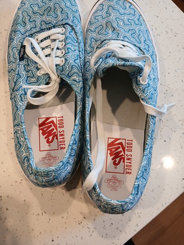 Todd Snyder X John Derian X Vans Canvas Sneaker Men's Blue 11.5 - Picture 11 of 11