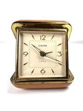 SVEGLIA DA VIAGGIO marca EUROPA 2 jewels anni 60/70 - Funzionante ✅