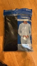 Men's Thermal Set Stay worm 100% Cotton  XL, 2 Pc. Comfort Fit Black New in pack