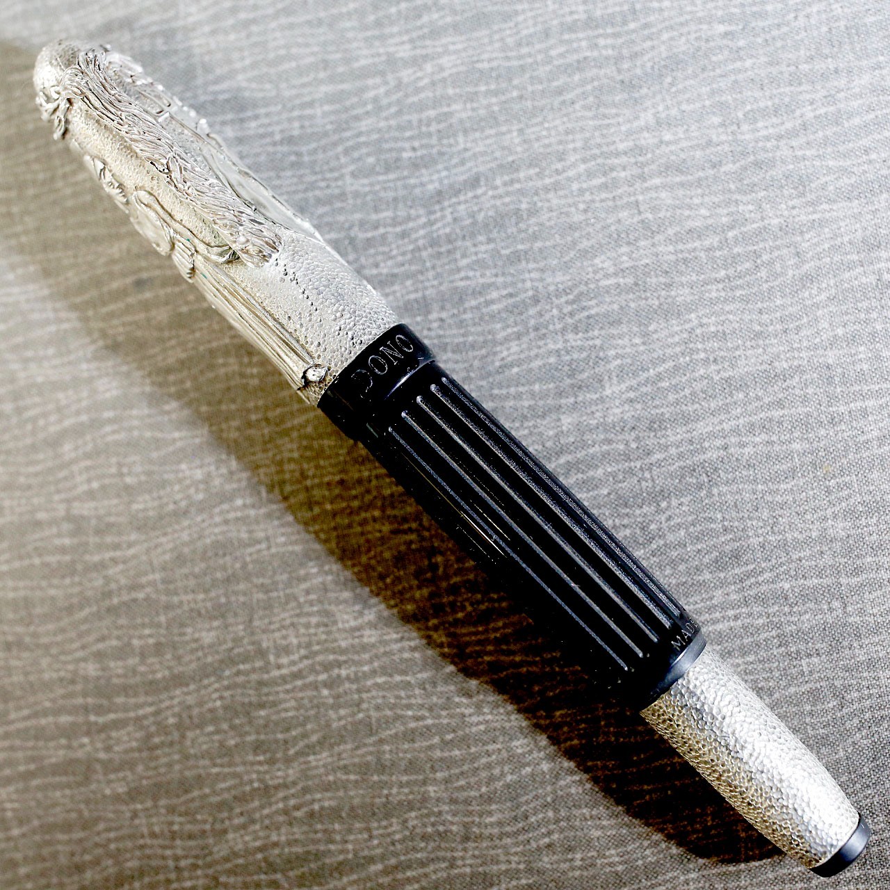 Stipula Il Dono Fountain Pen 18K Sterling Silver Ebonite Limited Edition ITALY