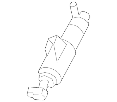 #ad Genuine Audi Pressure Cylinder 8W6 955 101 B $109.34