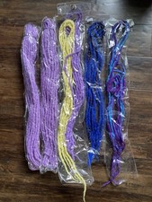 wool dreadlock hair extensions, multi color bundles, 20-22 inches, double ended
