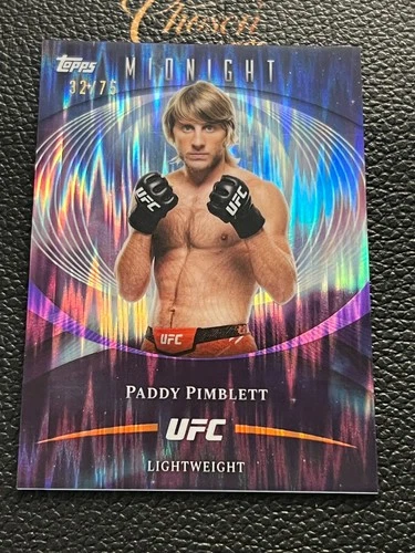 2026 Topps Midnight UFC Paddy Pimblett Base /75 Dusk #45 CF18