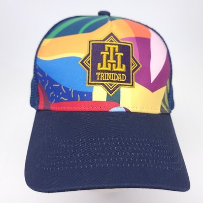 Trinidad Espiritu Cigars Hat Cap Snapback Mesh Trucker Blue