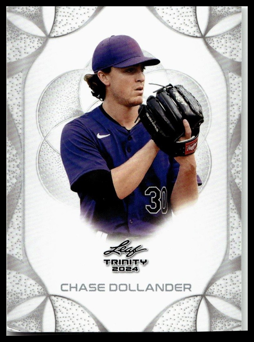 2024 Leaf Trinity Mega Box #24 Chase Dollander
