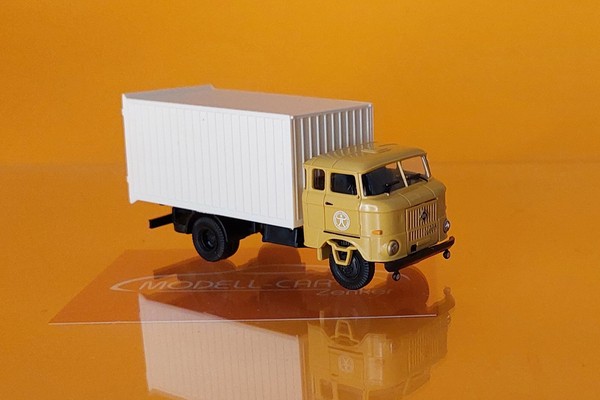 Busch Espewe 95166 Ifa W50L Mk MöBelkoffer Spreewaffel, 1:87 - Top-Preis !!!-image