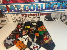 Looney Tunes Hallowen Mania Tie Lot of 3 Vintage 90s/00 Bugs Bunny/Taz 1 Misc