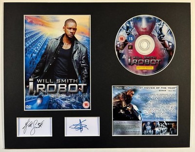 I. ROBOT - Signierter Reprint - Will Smith - DVD Film Display