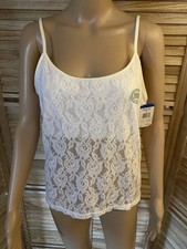 Vanity Fair Women  s Size XL White Lace  Adjustable Straps Extra Support NWT