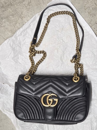  Gucci Marmont authentic. Body Of This Bag Is Almost Very Great Shape . Read ...