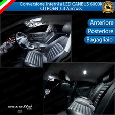 KIT LED INTERNI CITROEN C3 AIRCROSS CONVERSIONE COMPLETA CANBUS 6000K NO ERROR