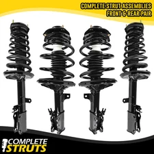 4 Front & Rear Quick Complete Strut & Spring Set for 1997-2001 Toyota Camry V6
