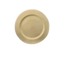 Vietri Italian Cucina Large Dinner Plate. Cream Color. New.